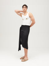 Tank top nipples bianco genderless made in Puglia All Hours