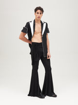 Leggings flare neri genderless All Hours Made in Puglia