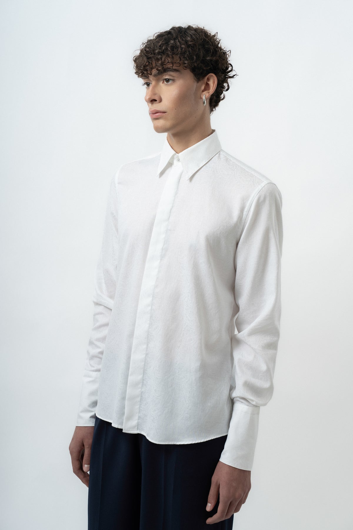 CAMICIA CLASSICA DAMASCATA