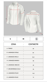 Camicia long collar bianca genderless All Hours