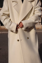 OVERSIZED IVORY COAT