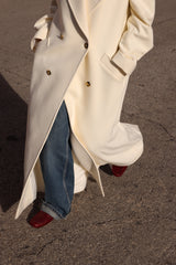 OVERSIZED IVORY COAT