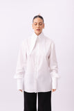 CAMICIA LONG COLLAR - BIANCA