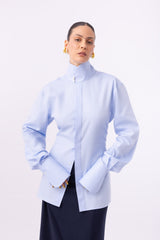 CAMICIA COREANA - AZZURRA