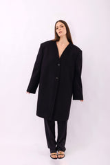 CAPPOTTO MID CON SCOLLO A V