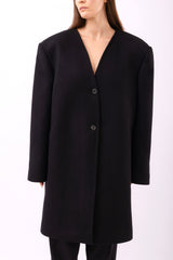 CAPPOTTO MID CON SCOLLO A V