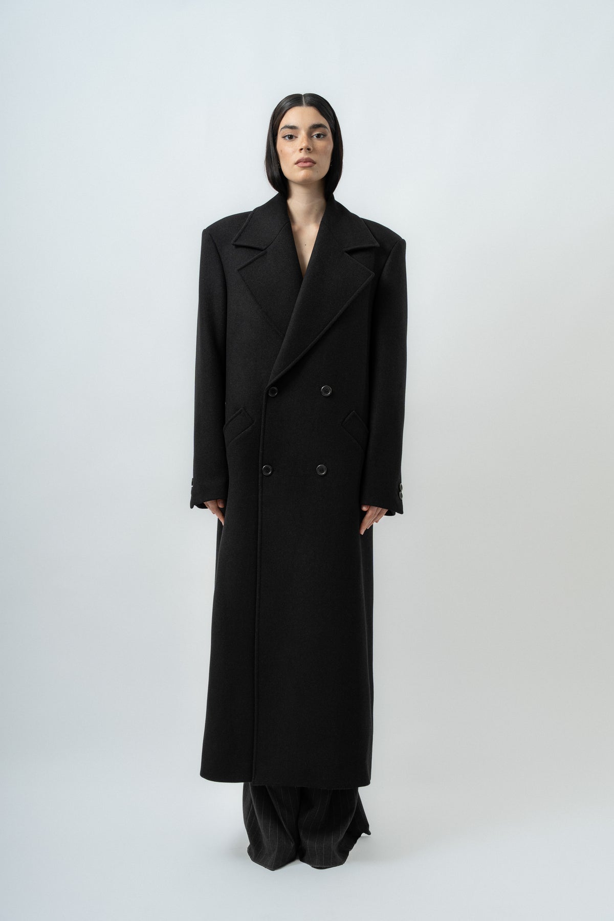 MANTEAU OVERSIZE NOIR