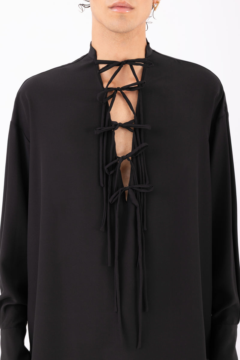 BLOUSE WITH BOWS