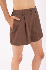 SHORTS PANTS  BROWN CHOCOLATE
