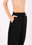 CURVED PANTS BLACK