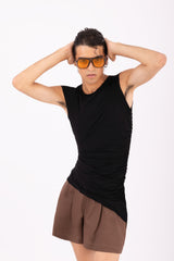SHORTS PANTS  BROWN CHOCOLATE