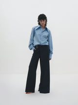 PANTS WITH PANEL BLUE